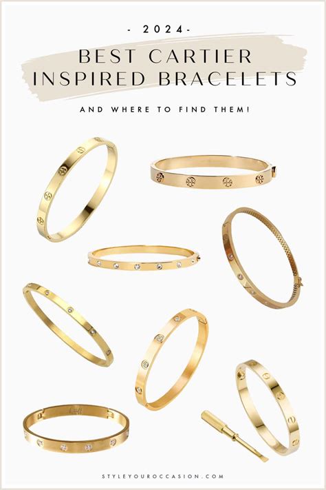 cartier nail bracelet dupe|similar to cartier love bracelet.